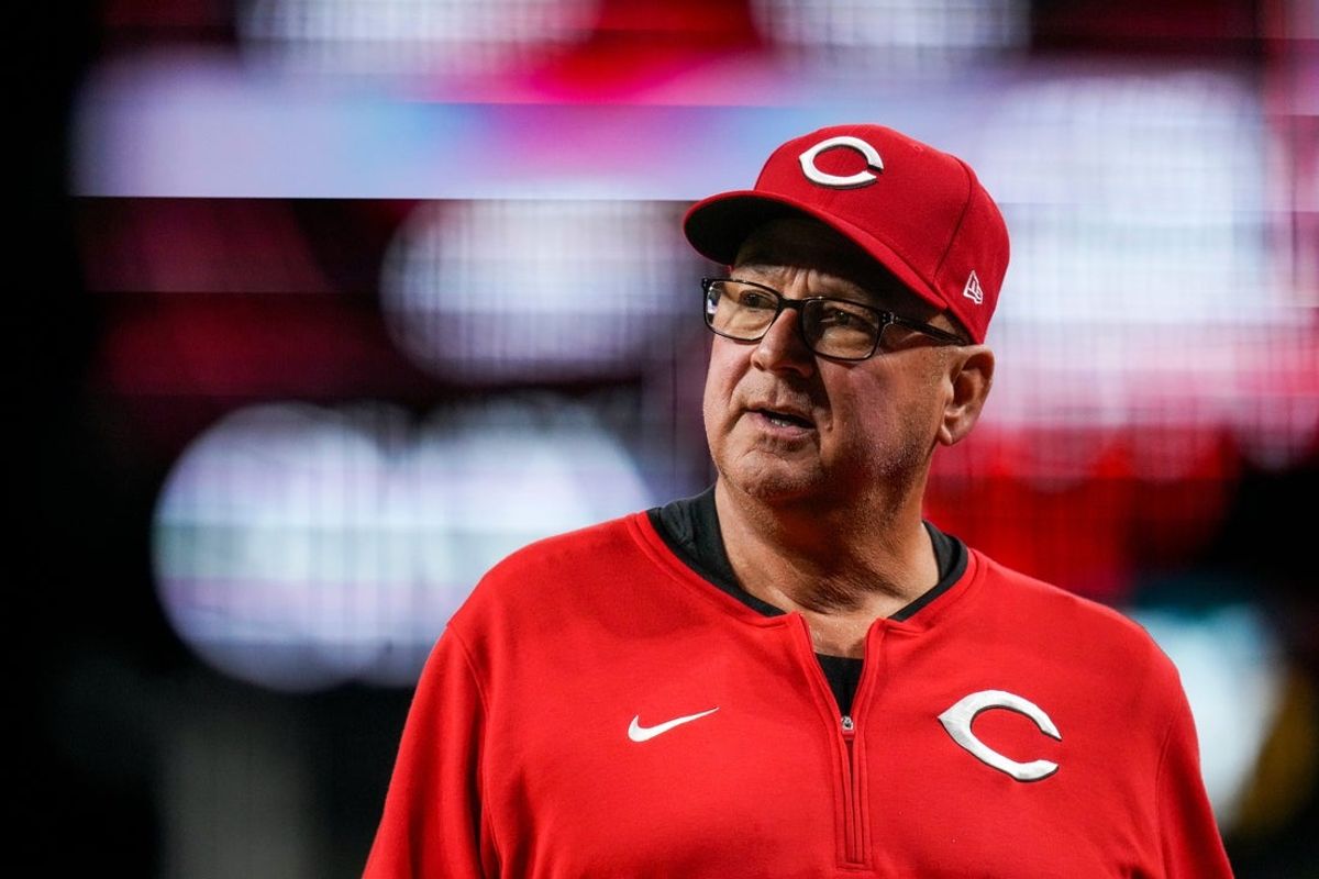 Cincinnati Reds manager Terry Francona at Great American Ball Park on May 13, 2025.