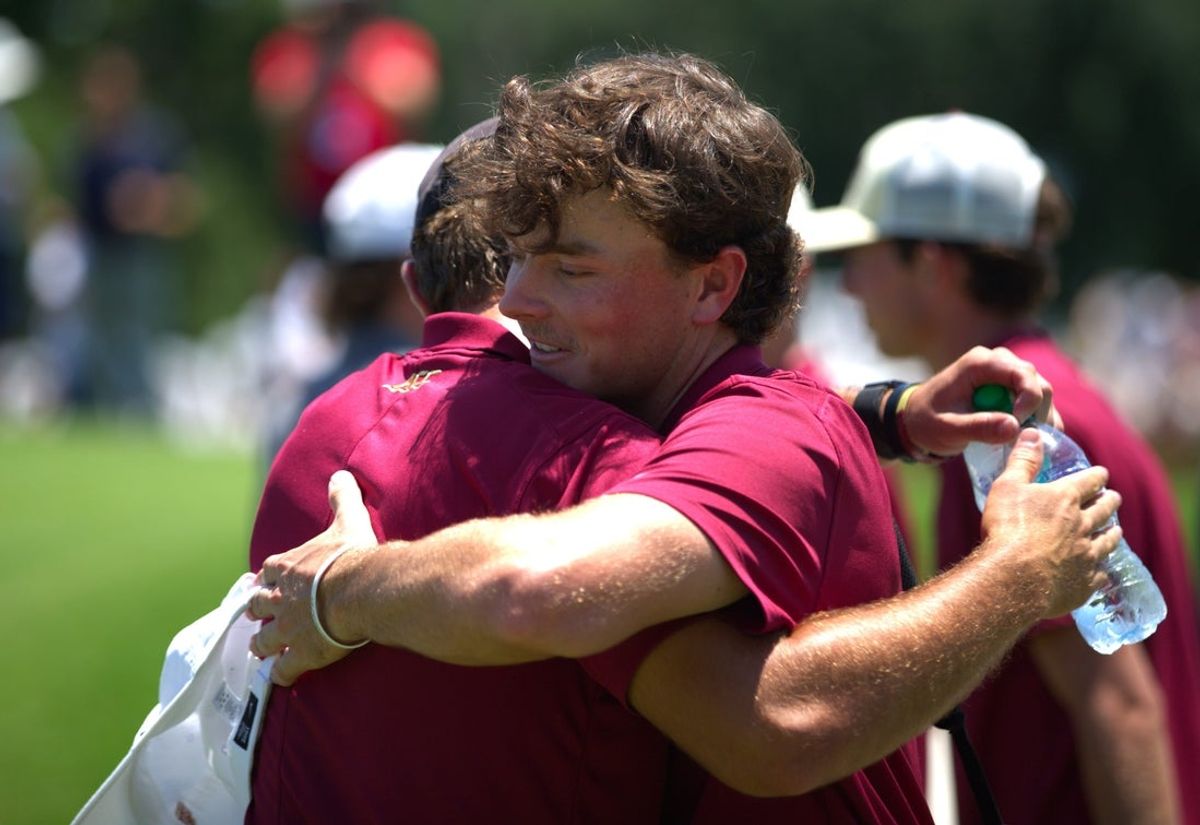 FSU men's golf won the team regional title and junior Luke Clanton won the individual title at the NCAA Tallahassee Regional at Seminole Legacy Golf Club on Wednesday, May 14