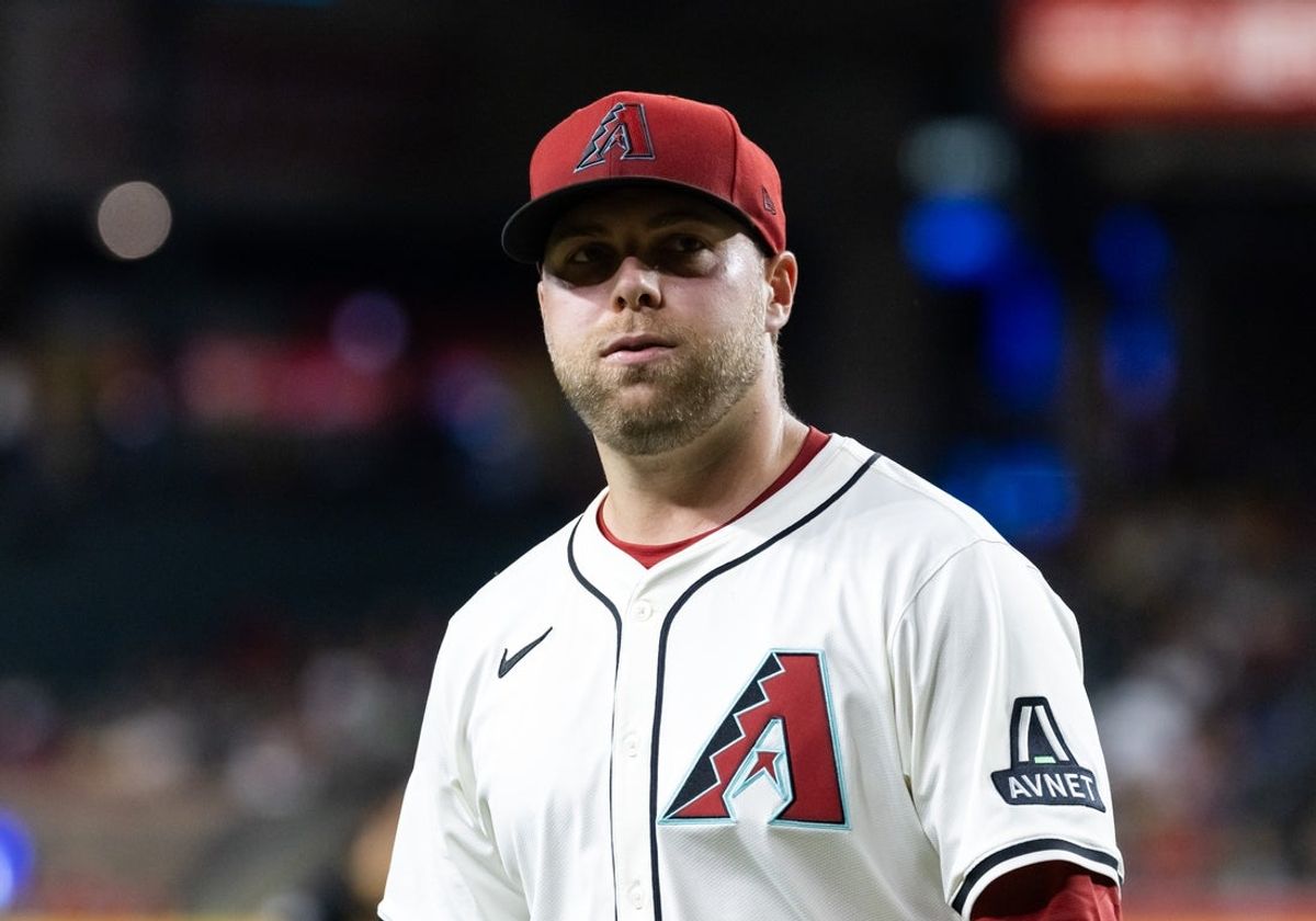 May 27, 2025; Phoenix, Arizona, USA; Arizona Diamondbacks pitcher Corbin Burnes against the Pittsburgh Pirates at Chase Field. Mandatory Credit: Mark J. Rebilas-Imagn Images