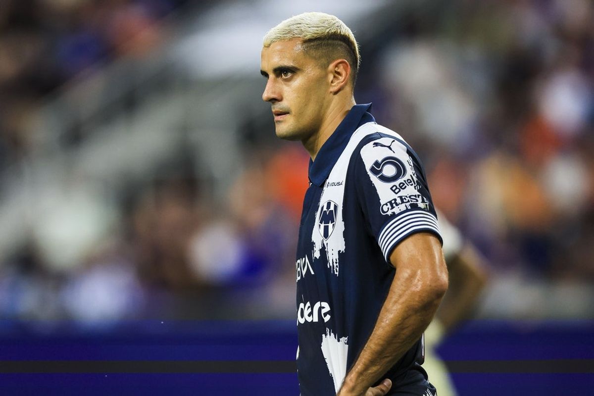 Jul 31, 2025; Cincinnati, Ohio, USA; CF Monterrey forward German Berterame (7) during the second half against FC Cincinnati at TQL Stadium. Mandatory Credit: Katie Stratman-Imagn Images