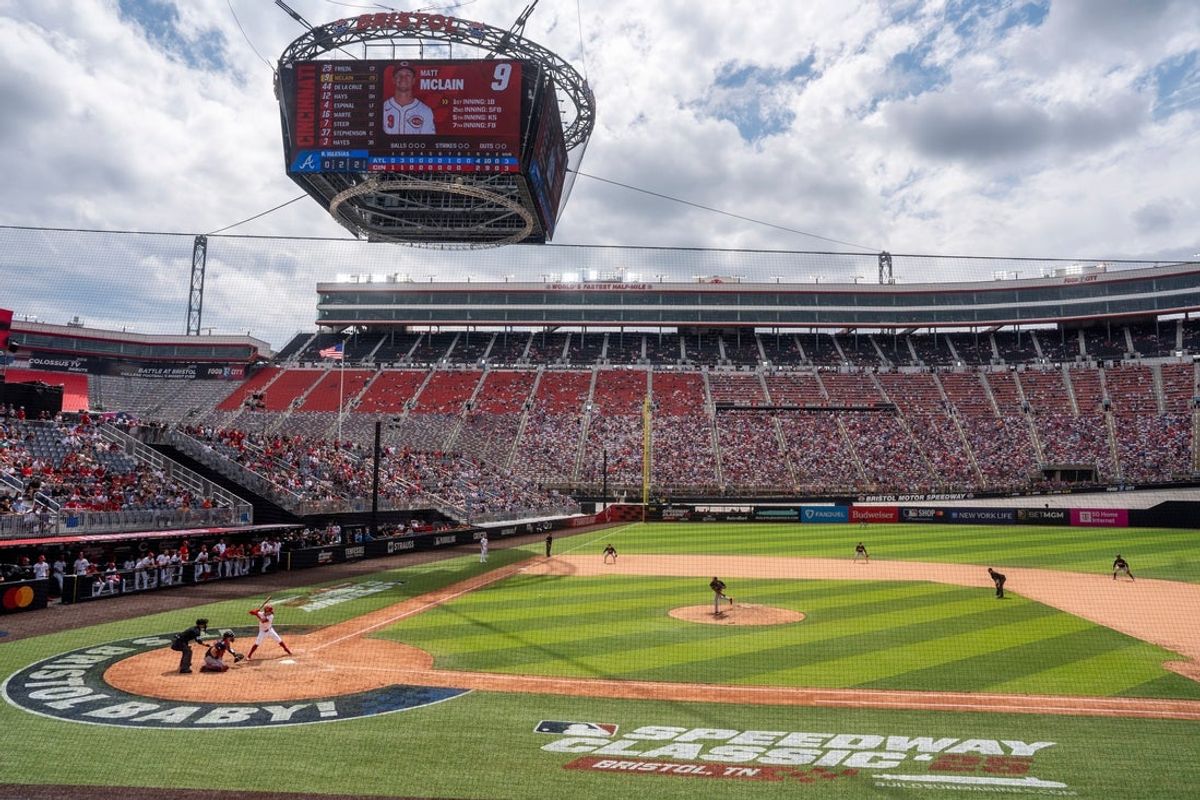 The MLB Speedway Classic held at Bristol Motor Speedway in Bristol, Tenn., on August 3, 2025.