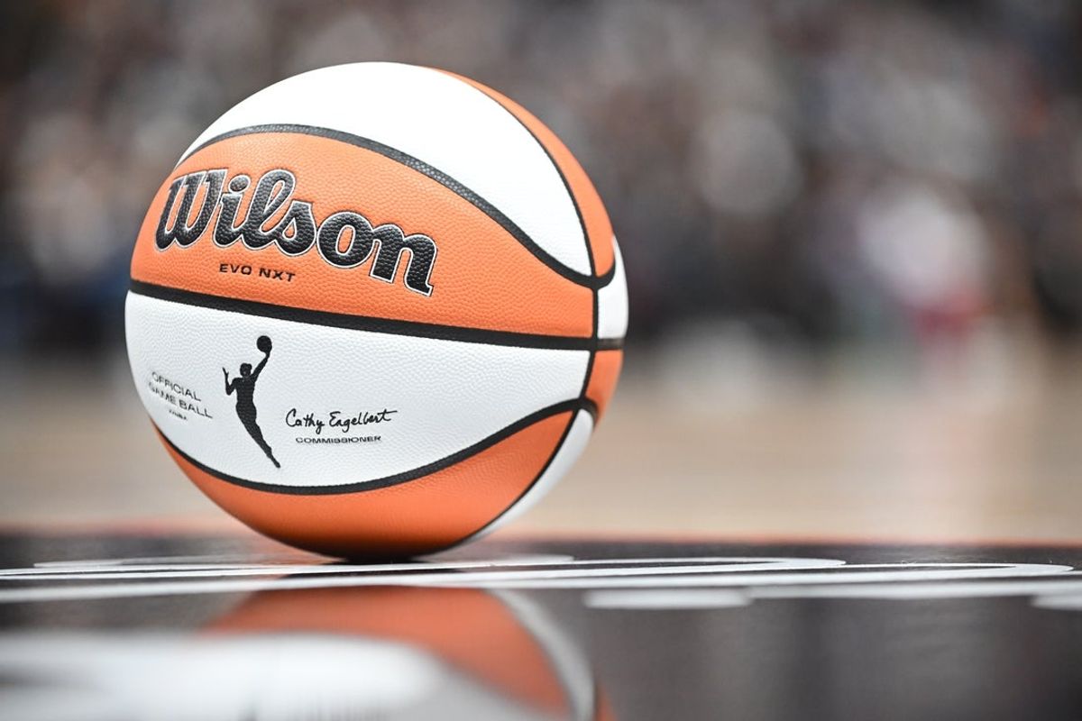 Aug 15, 2025; Vancouver, British Columbia, CAN;  Detailed view of the game ball during the second half at Rogers Arena. Mandatory Credit: Anne-Marie Sorvin-Imagn Images