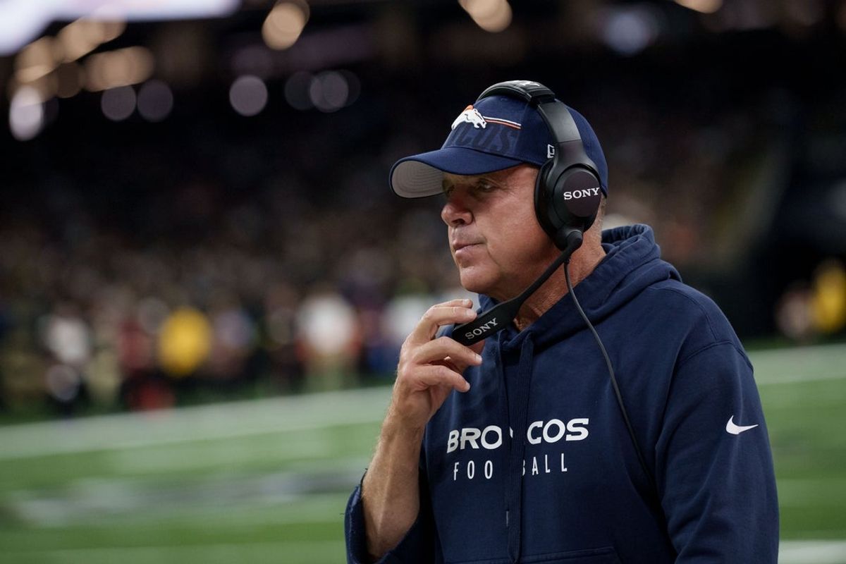 Broncos head coach Sean Payton said this year's team is the seventh in his coaching career he felt was capable of winning a Super Bowl. Mandatory Credit: Matthew Hinton-Imagn Images