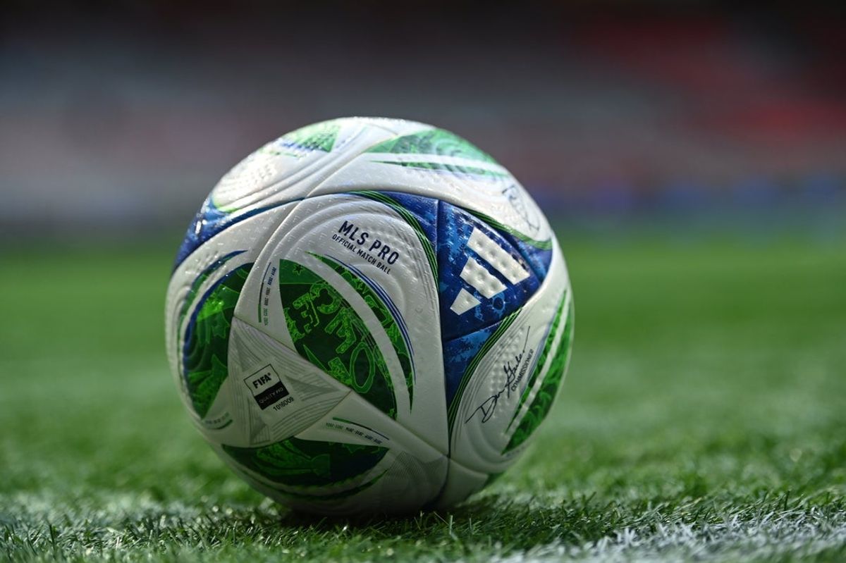 Sep 13, 2025; Vancouver, British Columbia, CAN;  General view of a practice ball prior to the game between Philadelphia Union and Vancouver Whitecaps FC at BC Place. Mandatory Credit: Simon Fearn-Imagn Images