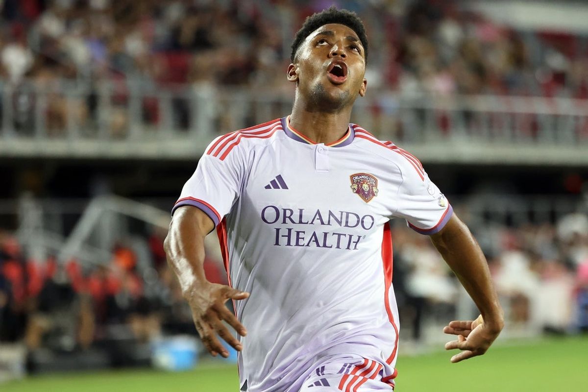 Sep 13, 2025; Washington, District of Columbia, USA; Orlando City defender Alex Freeman (30) looks on during the second half against D.C. United at Audi Field. Mandatory Credit: Daniel Kucin Jr.-Imagn Images