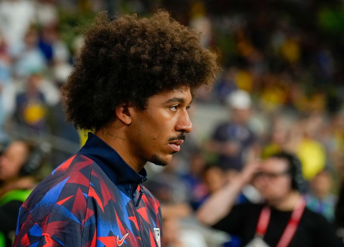 USMNT defender Chris Richards before a match in October 2025. Credit: Scott Coleman-Imagn Images
