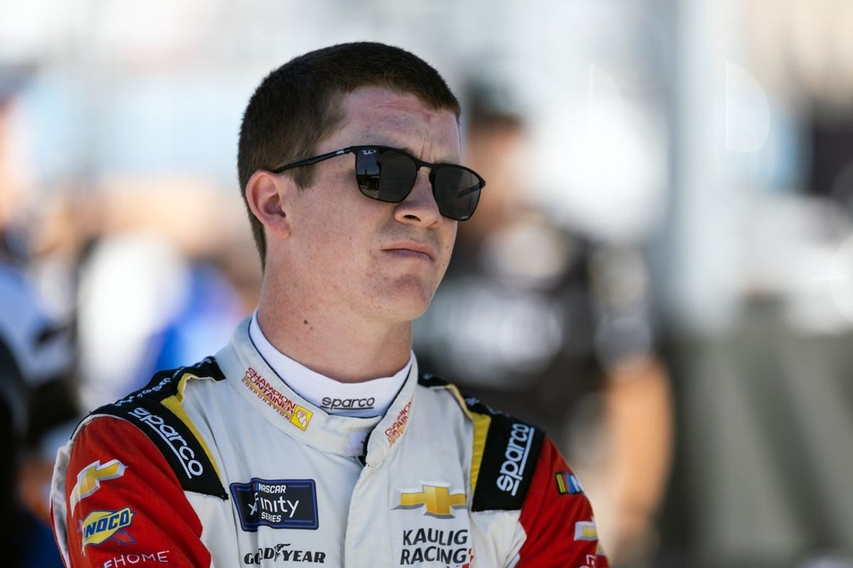 Nov 1, 2025; Avondale, Arizona, USA; NASCAR driver Daniel Dye. Mandatory Credit: Mark J. Rebilas-Imagn Images