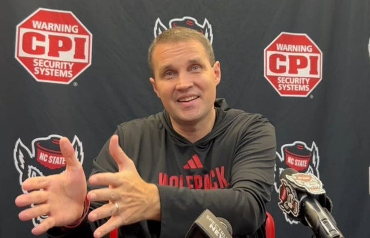 N.C. State basketball coach Will Wade during a press conference on Nov. 20, 2025 inside the Dail Basketball Center.