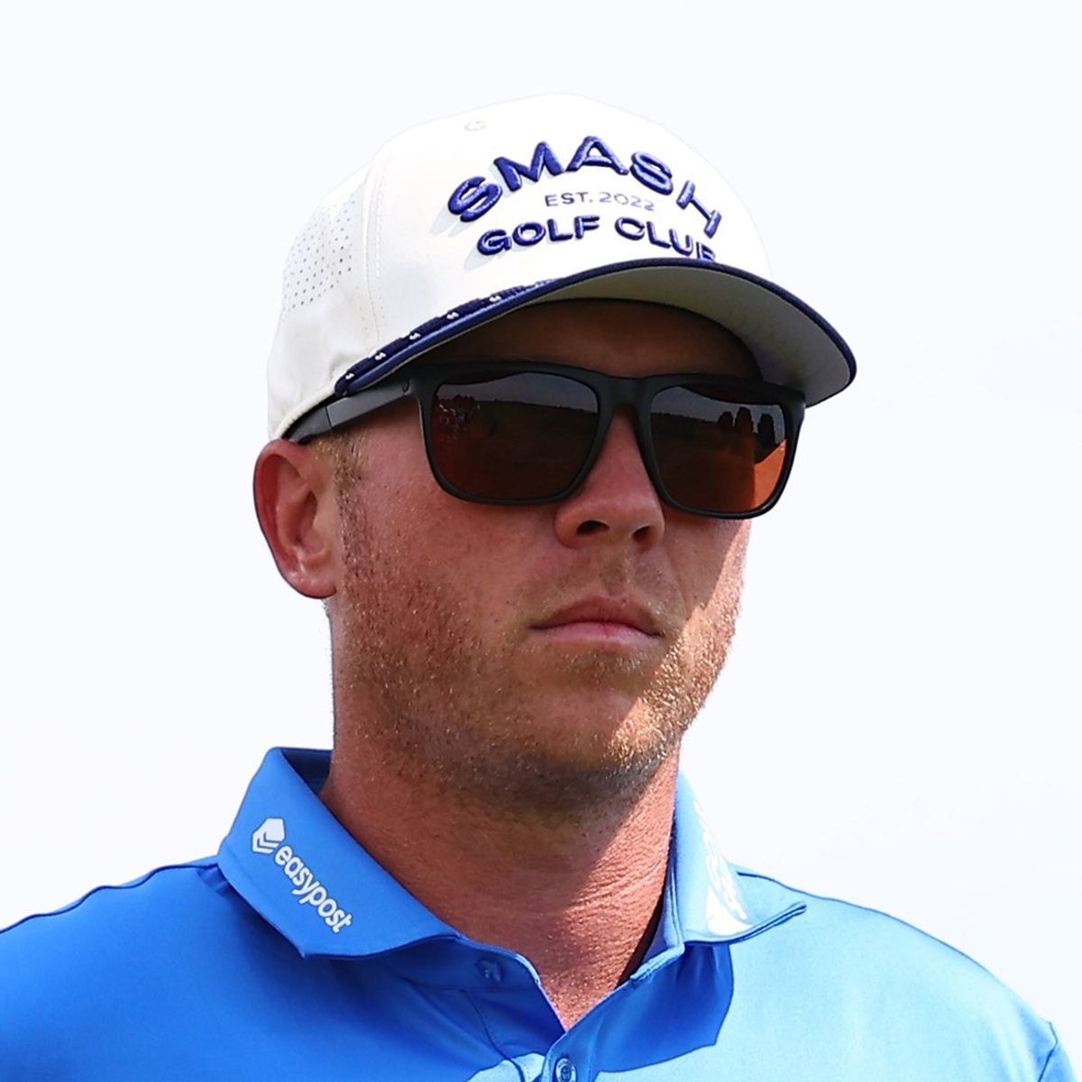 Aug 10, 2025; Bolingbrook, Illinois, USA; Talor Gooch of the Smash GC walks down the green on the 11th hole during the third round of the LIV Golf Chicago tournament at Bolingbrook Golf Club. Mandatory Credit: Melissa Tamez-Imagn Images