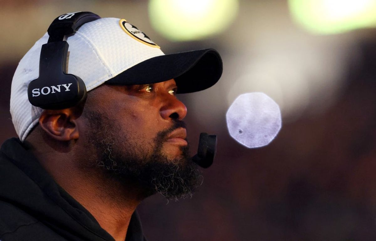 Jan 12, 2026; Pittsburgh, PA, USA; Pittsburgh Steelers head coach Mike Tomlin before an AFC Wild Card Round game against the Houston Texans at Acrisure Stadium. Mandatory Credit: Charles LeClaire-Imagn Images
