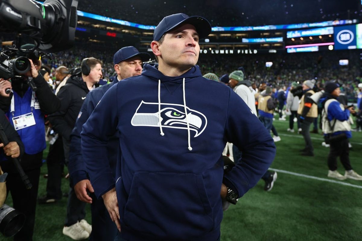 Jan 25, 2026; Seattle, WA, USA; Seattle Seahawks head coach Mike MacDonald looks on after defeating the Los Angeles Rams in the 2026 NFC Championship Game at Lumen Field. Mandatory Credit: Kevin Ng-Imagn Images