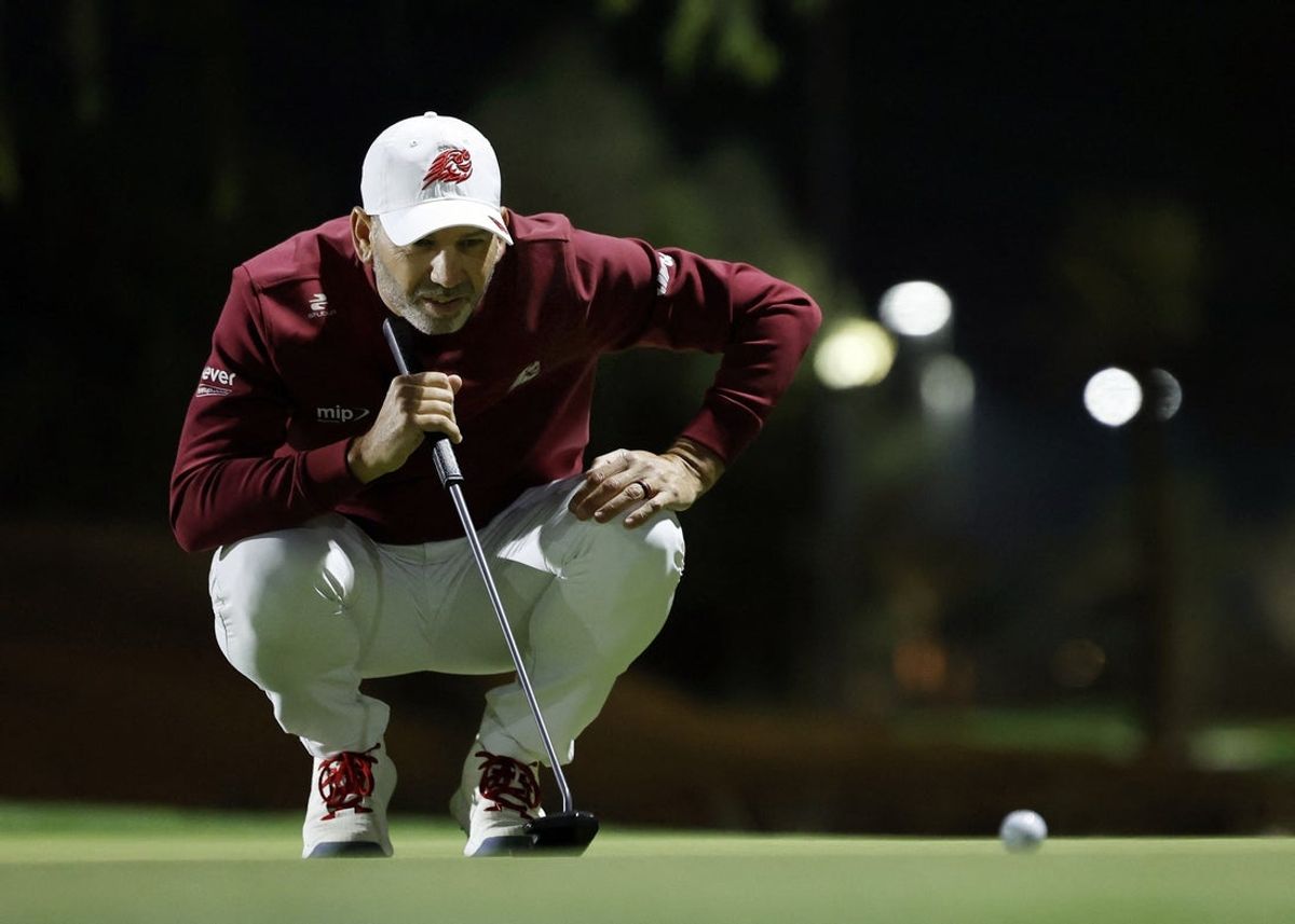 [US, Mexico & Canada customers only] Feb 4, 2026; Riyadh, SAUDI ARABIA; Sergio Garcia in action during the first round of play at LIV Golf Riyadh at the Riyadh Golf Club. Mandatory Credit: Hamad I Mohammed/Reuters via Imagn Images