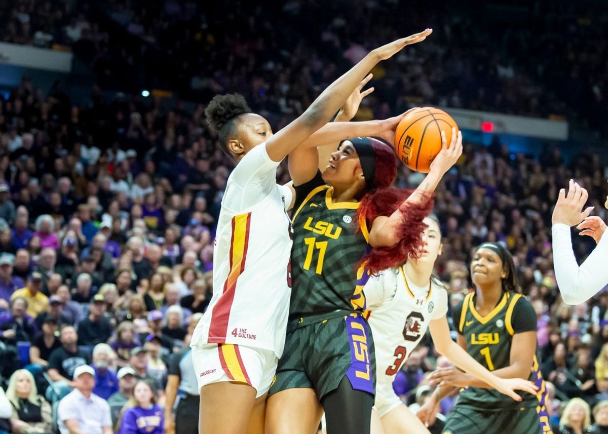 Zakiyah Johnson 11, LSU Tigers Women’s Basketball take on the South Carolina Gamecocks at the Pete Maravich Assembly Center in Baton Rouge, LA. Saturday, Feb. 14, 2026.