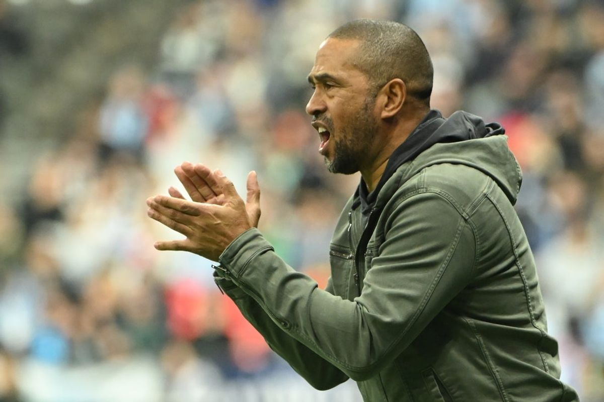 Feb 28, 2026; Vancouver, British Columbia, CAN;  Toronto FC head coach Robin Fraser reacts during the second half against the Vancouver Whitecaps FC at BC Place. Mandatory Credit: Simon Fearn-Imagn Images