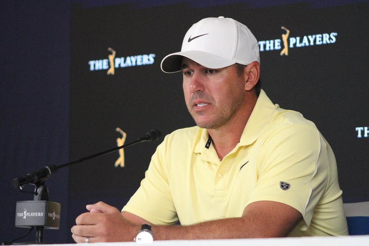 Brooks Koepka speaks during a press conference ahead of The Players Championship on Tuesday, March 10, 2026. [Clayton Freeman/Florida Times-Union]