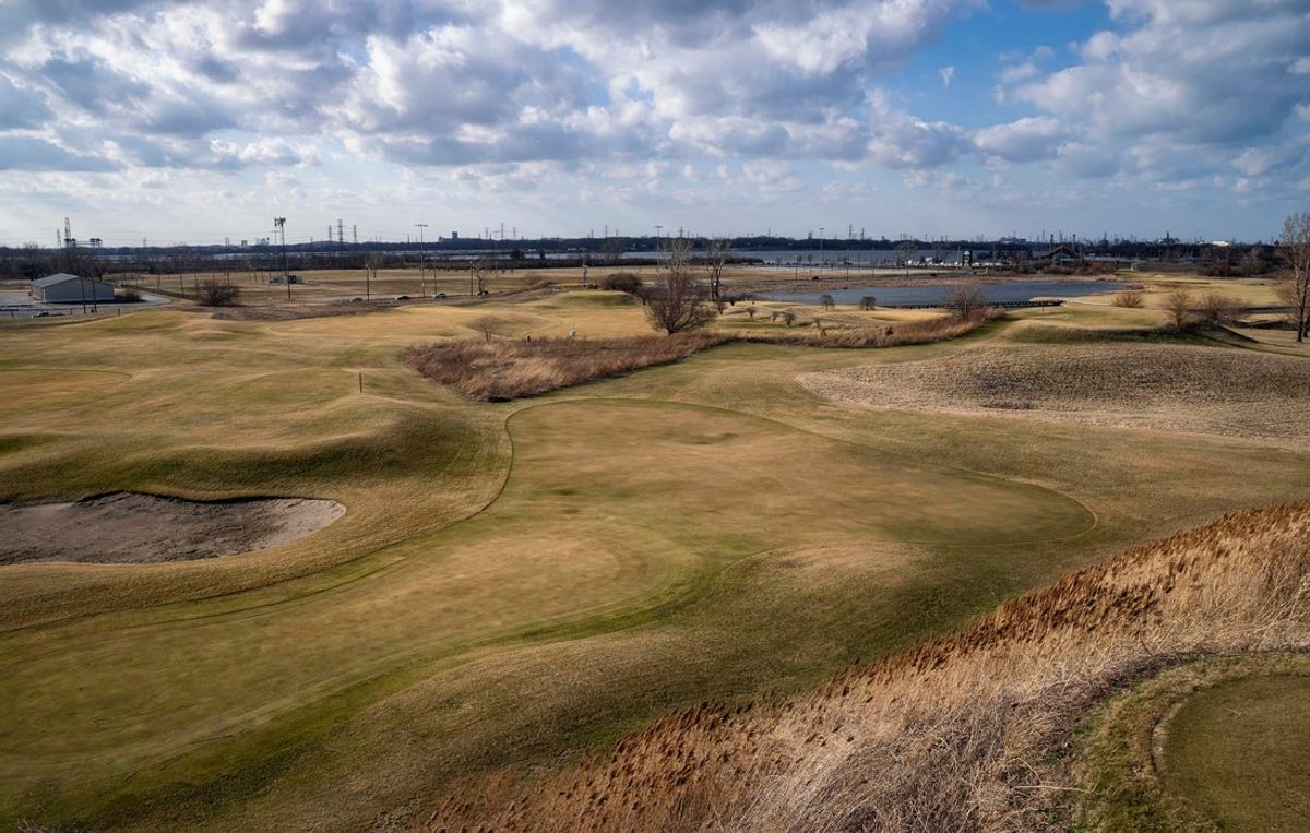 The possible site for the new Bear stadium on Monday, March 9, 2026, at Lost Marsh Golf Course in Hammond.