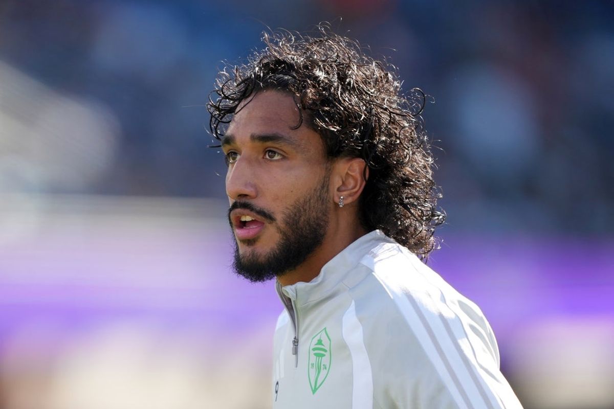 Mar 15, 2026; San Jose, California, USA; Seattle Sounders forward Jesus Ferreira (9) before the game against the San Jose Earthquakes at PayPal Park. Mandatory Credit: Darren Yamashita-Imagn Images