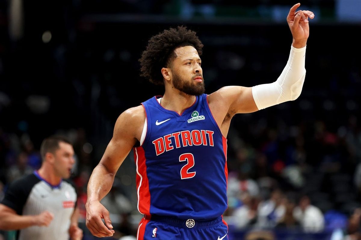 Mar 17, 2026; Washington, District of Columbia, USA; Detroit Pistons guard Cade Cunningham (2) looks on during first half against the Washington Wizards at Capital One Arena. Mandatory Credit: Daniel Kucin Jr.-Imagn Images
