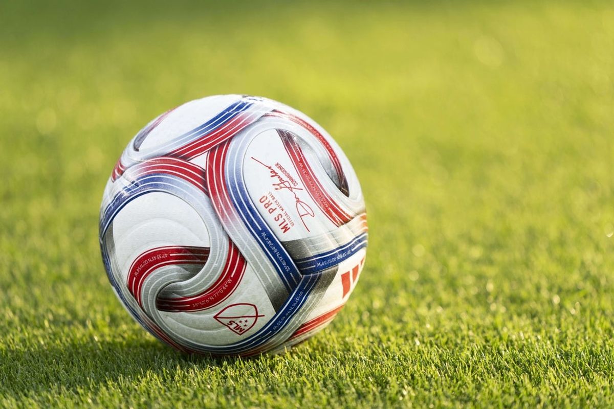 May 9, 2026; San Jose, California, USA;  General view of the game ball before the start of the first half between the San Jose Earthquakes and the Vancouver Whitecaps FC at PayPal Park. Mandatory Credit: Stan Szeto-Imagn Images