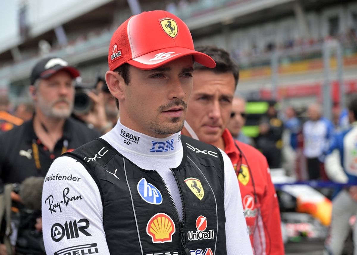 May 23, 2026; Montreal, Quebec, CANADA; Ferrari driver Charles Leclerc (16) during Lenovo Grand Prix Du Canada sprint race at Circuit Gilles-Villeneuve. Mandatory Credit: Eric Bolte-Imagn Images