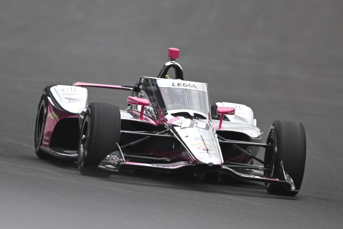 HMD Motorsports driver Katherine Legge (11) during the 110th Running of the Indianapolis 500 at Indianapolis Motor Speedway. Mandatory Credit: Marc Lebryk-Imagn Images