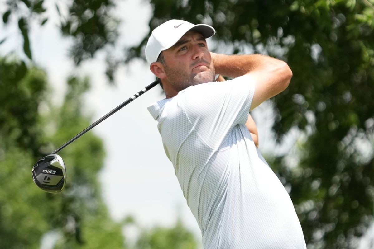 Scottie Scheffler during the final round of The CJ CUP Byron Nelson on May 24, 2026 in McKinney, Texas. - Imagn Images