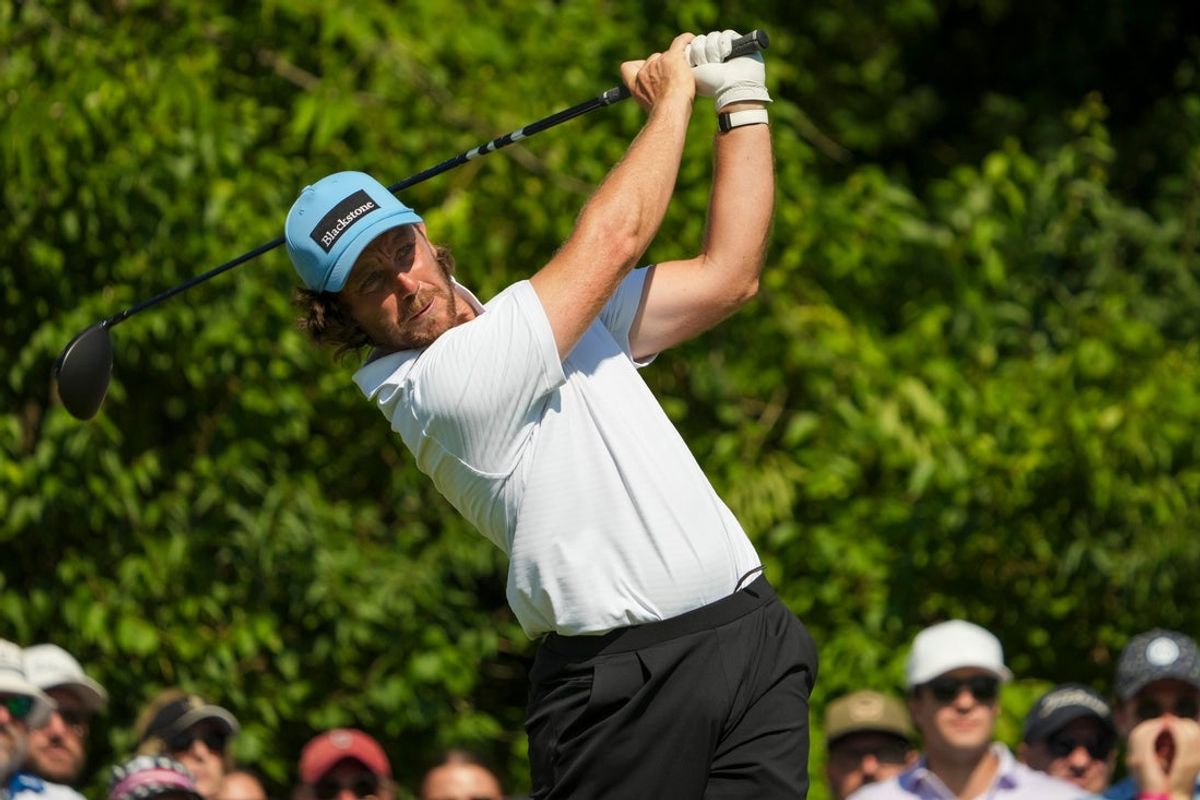 Tommy Fleetwood during the final round of the Memorial Tournament on June 7, 2026.