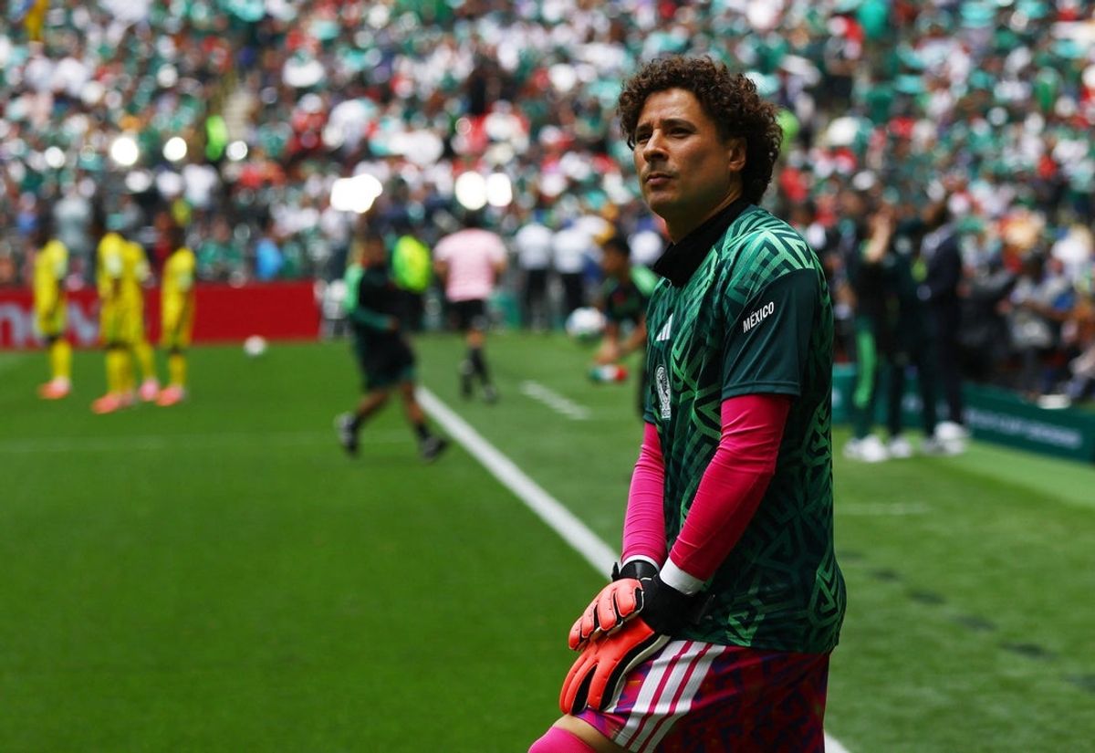 Mexico's Guillermo Ochoa before a World Cup match on June 11, 2026.