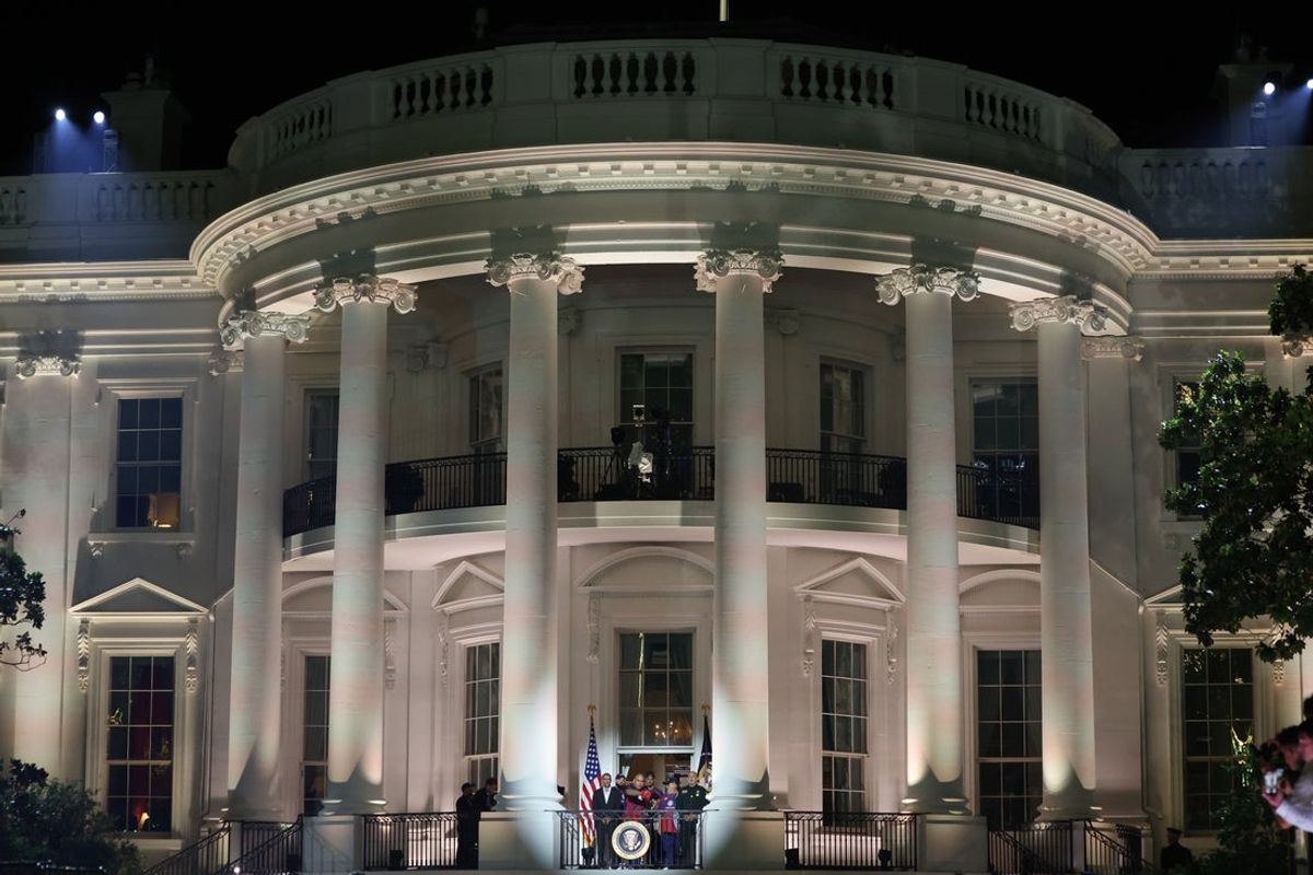 Jun 14, 2026; Washington, D.C., UNITED STATES; Alex Pereira walks out prior to his fight against Ciryl Gane (not pictured) during UFC Freedom 250 at White House South Lawn. Mandatory Credit: Amber Searls-Imagn Images