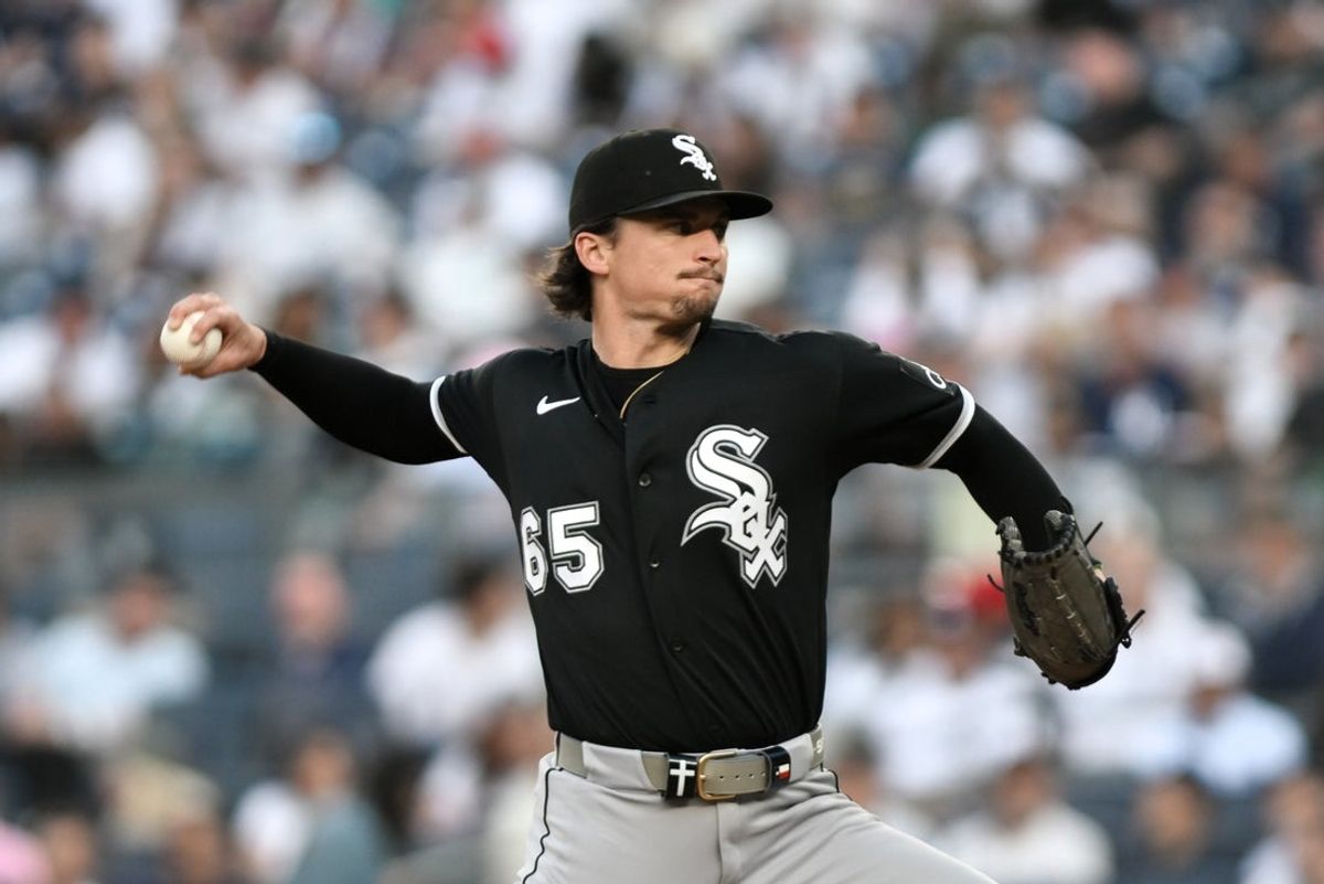16 de junho de 2026; Bronx, Nova York, EUA; O arremessador do Chicago White Sox, Davis Martin (65), arremessa contra o New York Yankees durante o primeiro turno no Yankee Stadium. Crédito obrigatório: John Jones-Imagn Images