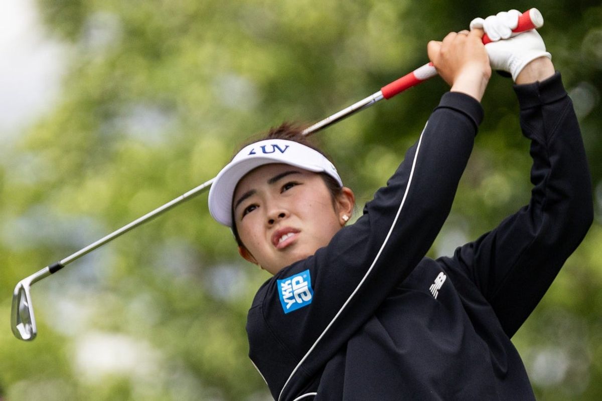 Miyu Yamashita competes in the Meijer LPGA Classic on Thursday, June 18, at Blythefield Country Club in Belmont.
