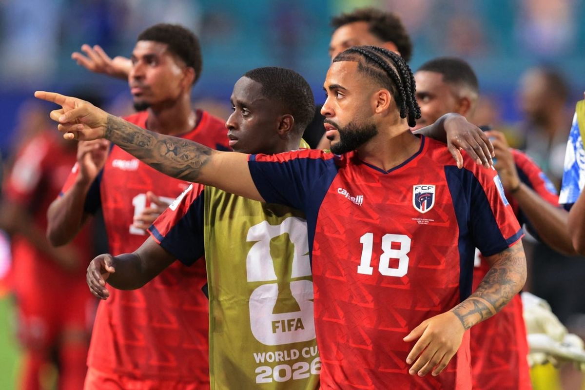 21 de junho de 2026; Miami Gardens, Flórida, EUA; Telmo Arcanjo, de Cabo Verde, após o jogo. Crédito obrigatório: Sam Navarro-Imagn Images