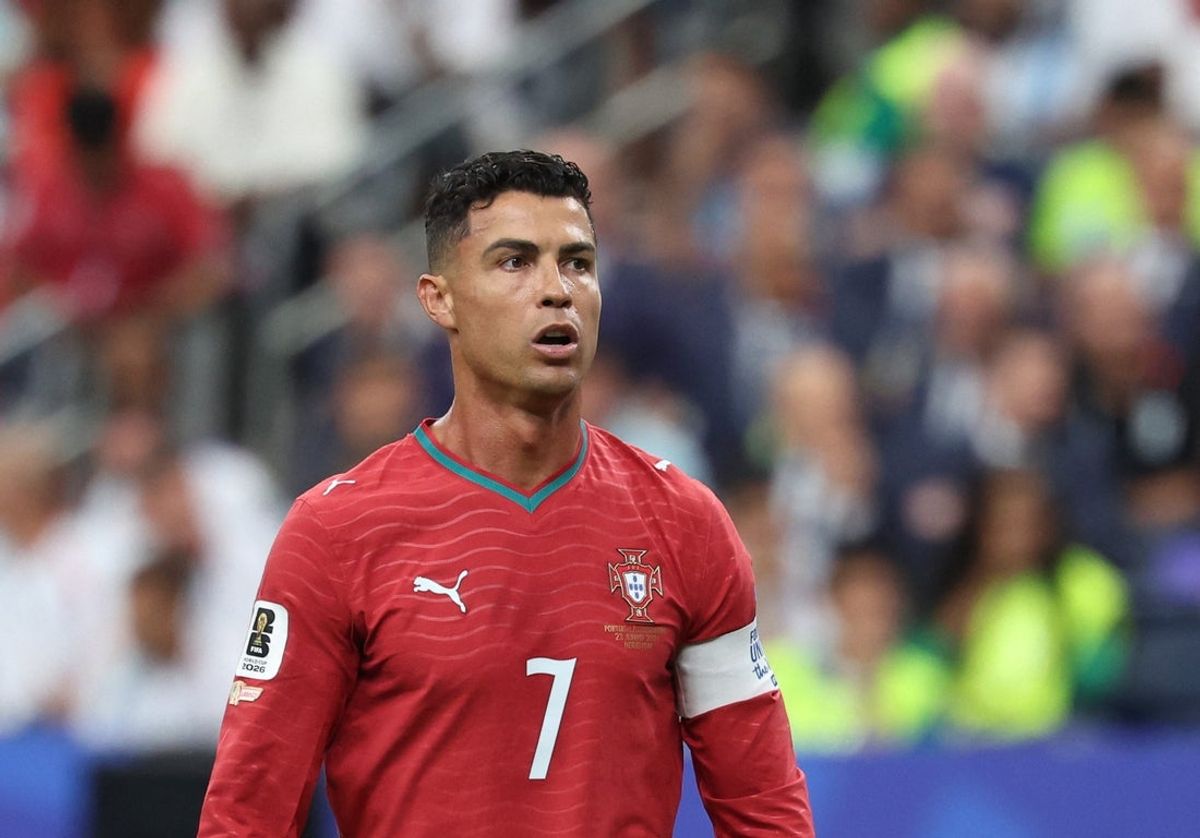 23 de junho de 2026; Houston, Texas, EUA; Cristiano Ronaldo, de Portugal. Crédito obrigatório: Troy Taormina-Imagn Images