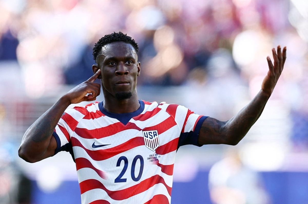 O atacante dos Estados Unidos Folarin Balogun está atualmente elegível para jogar a partida eliminatória de quarta-feira contra a Bélgica.
