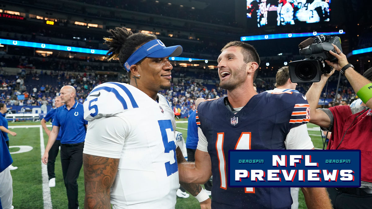 The Chicago Bears cut Nathan Peterman (r.) only to bring him back the next day