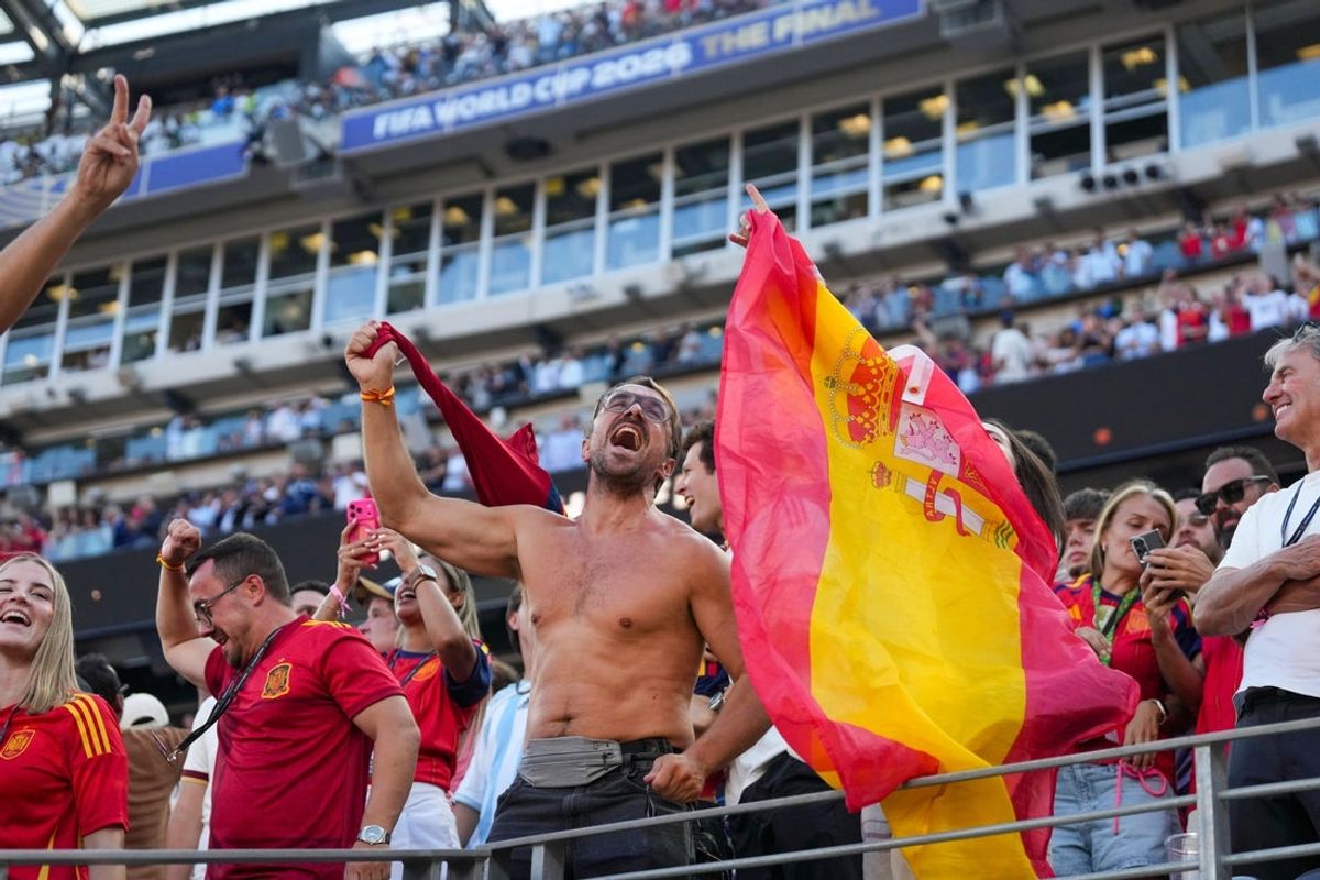 Spain fans celebrate after the FIFA World Cup Final game at MetLife Stadium, Jul 19, 2026, East Rutherford, NJ, USA.