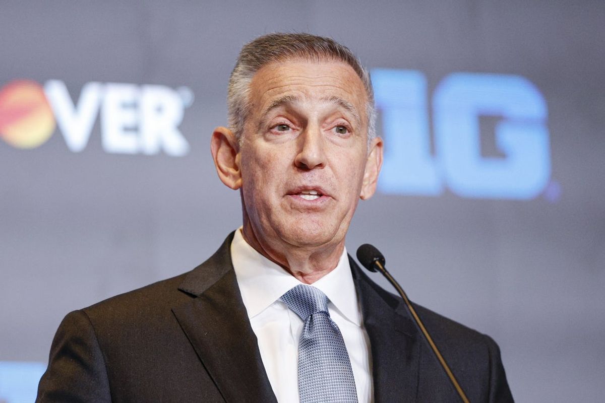 Jul 28, 2026; Chicago, IL, USA; Big Ten Conference Commissioner Tony Petitti speaks during Media Days at Hilton Chicago. Mandatory Credit: Kamil Krzaczynski-Imagn Images