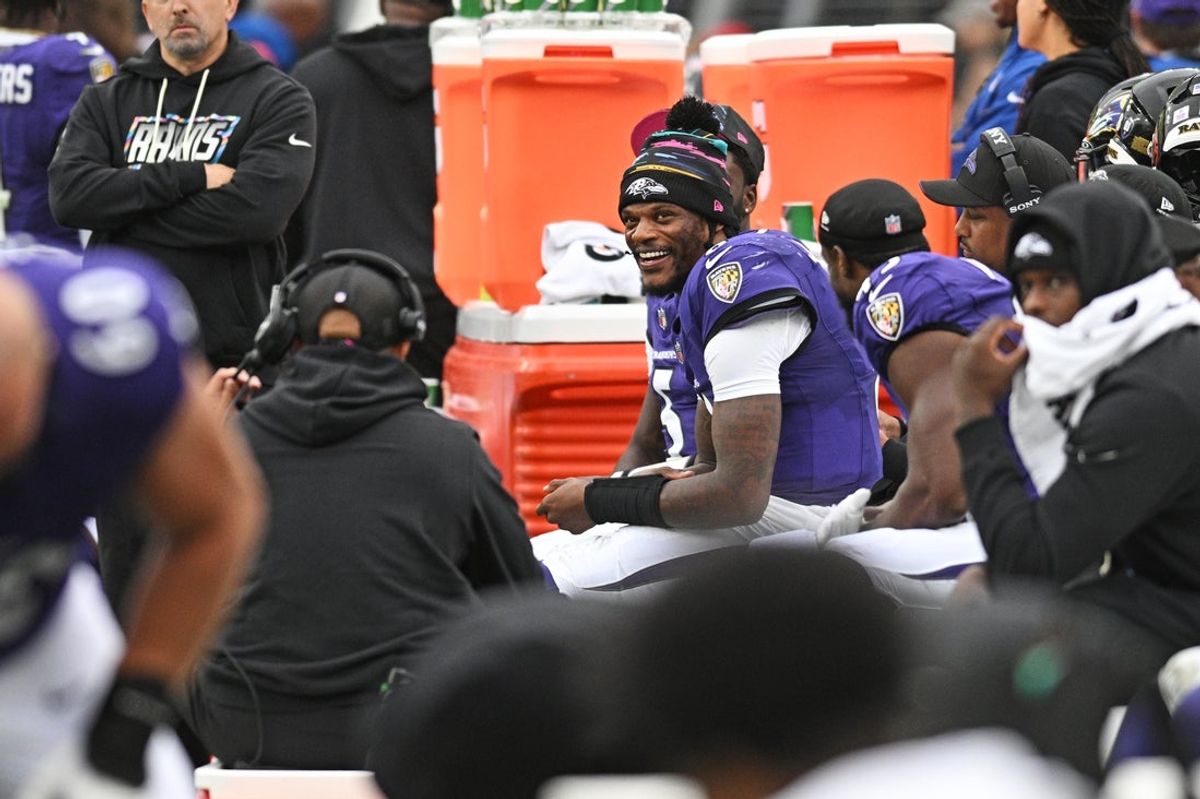 Baltimore Ravens quarterback Lamar Jackson will not play for the third game in a row due to an ankle injury. Mandatory Credit: Tommy Gilligan-Imagn Images