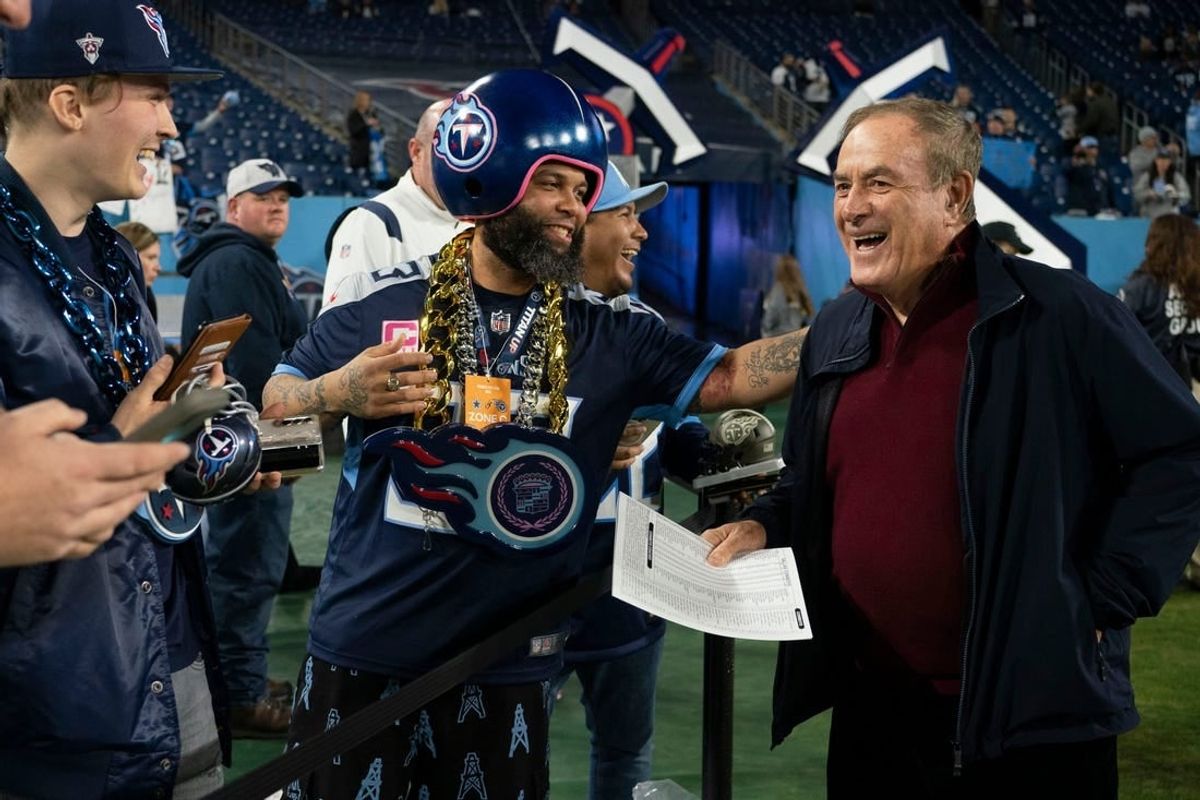 Longtime voice of primetime NFL games Al Michaels is not part of NBC's postseason plans.