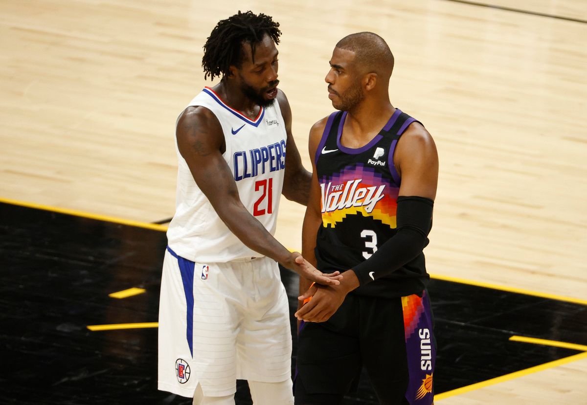 Patrick Beverley (l.) and Chris Paul