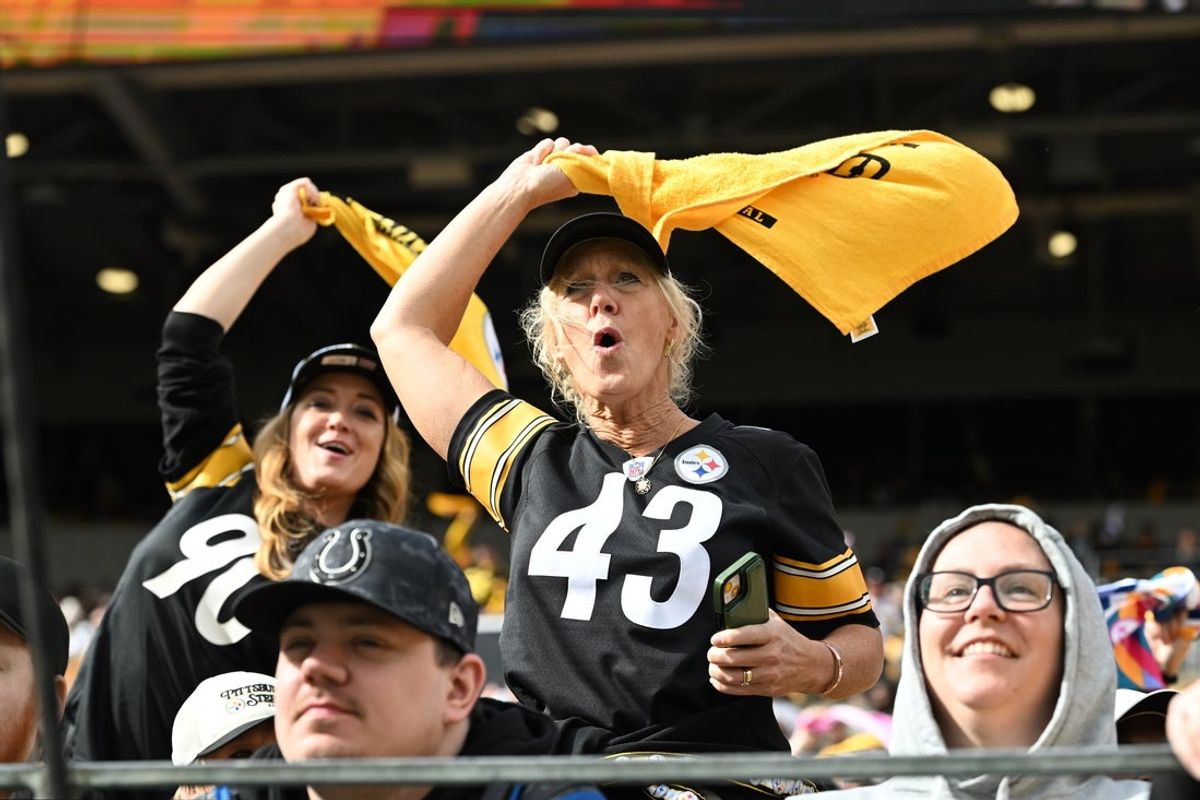 Oct 11, 2026; Pittsburgh, Pennsylvania, USA;  Fans cheer in the third quarter between Indianapolis Colts and Pittsburgh Steelers at Acrisure Stadium.  Mandatory Credit: Barry Reeger-Imagn Images