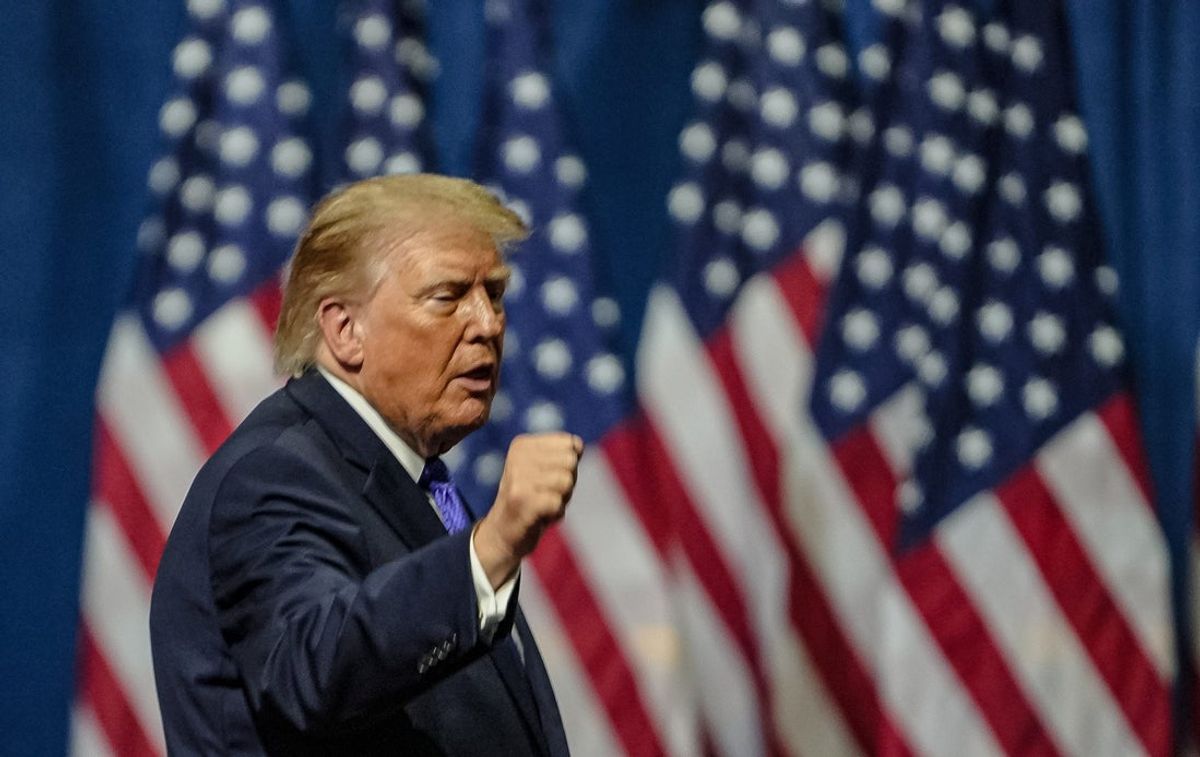U.S. President Donald J. Trump after his closing speech at his rally at the Rock Hill Sports & Event Center in Rock Hill, S.C. Thursday, October 29, 2026.