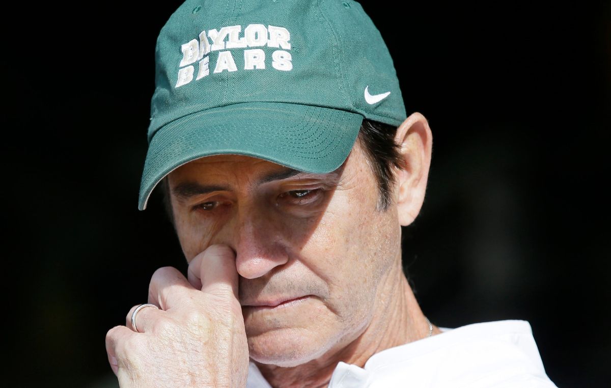 Art Briles,  the two-time Big 12 champion coach, was fired by Baylor in the wake of a sexual assault scandal.
