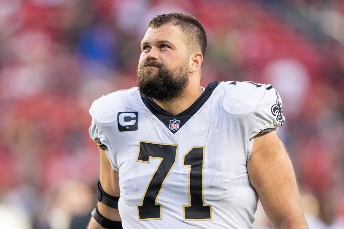 November 27, 2022; Santa Clara, California, USA; New Orleans Saints offensive tackle Ryan Ramczyk (71) after the game against the San Francisco 49ers at Levi's Stadium.