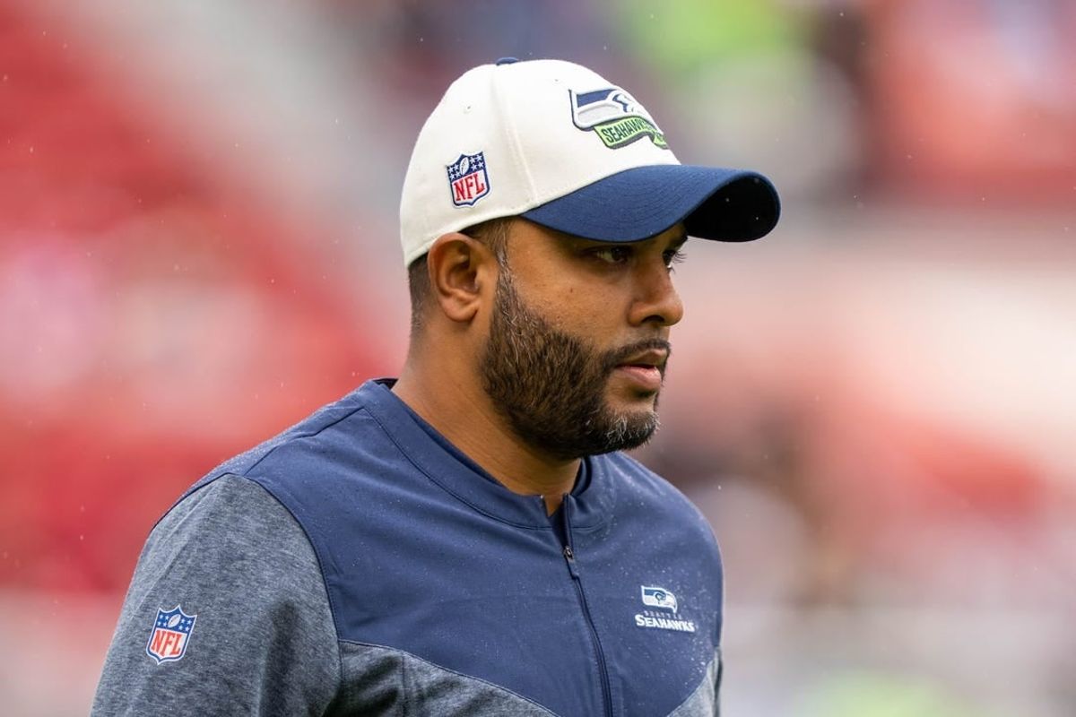 September 18, 2022; Santa Clara, California, USA; Seattle Seahawks associate head coach - defense Sean Desai before the game against the San Francisco 49ers at Levi's Stadium.