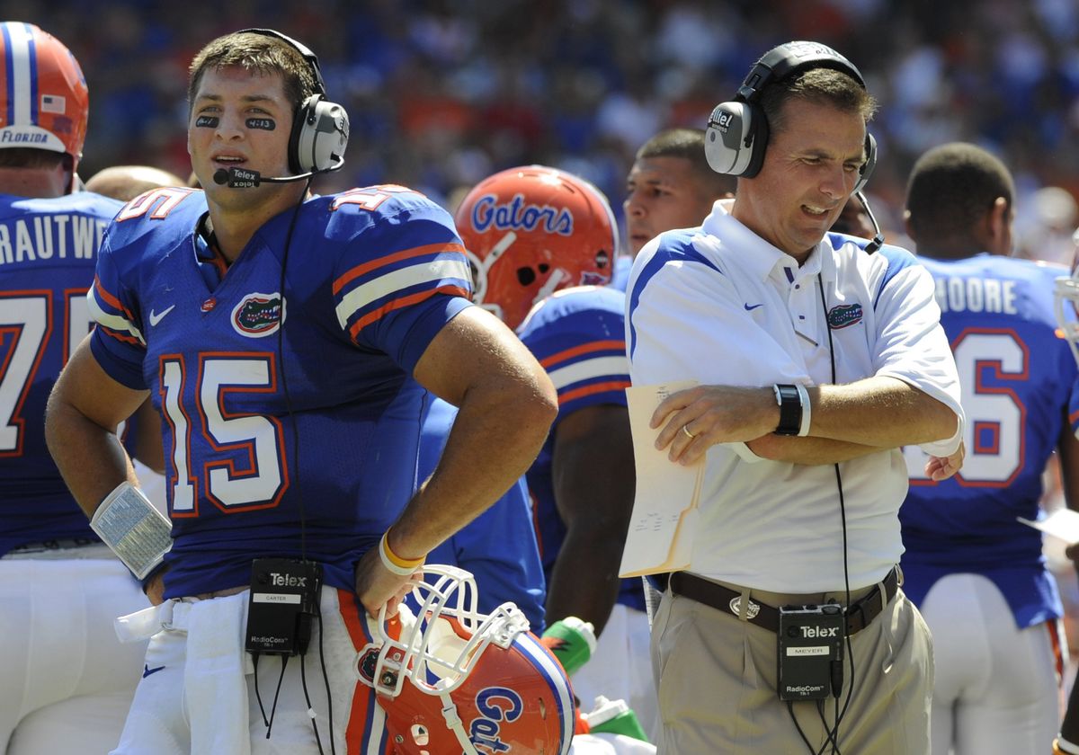 Tim Tebow and Urban Meyer before failing in the NFL