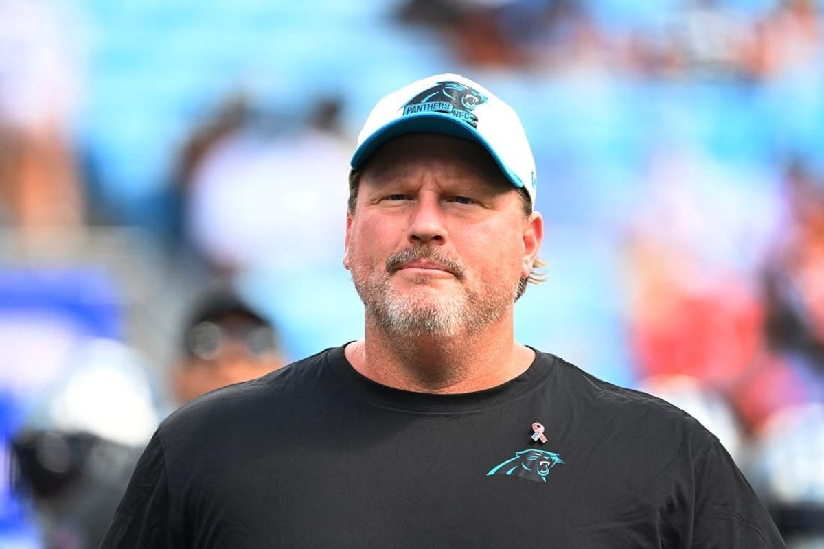 Sep 11, 2022; Charlotte, North Carolina, USA; Carolina Panthers offensive coach Ben McAdoo before the game at Bank of America Stadium.