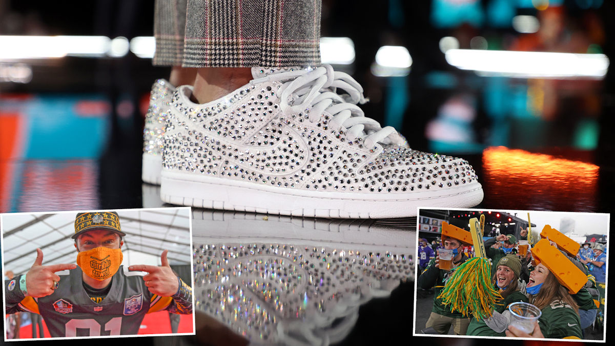 It was a draft night full of laughter..and some spectacular shoes courtesy of Jaylen Waddle.