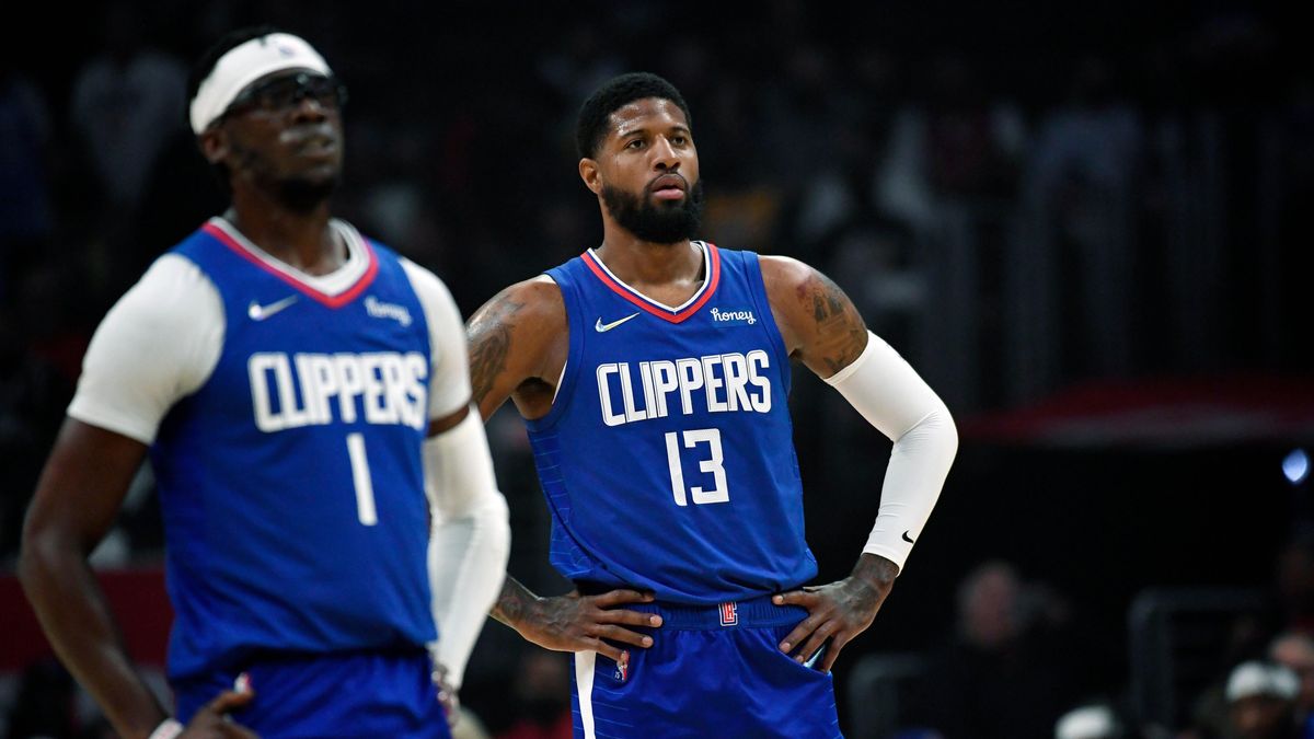 Paul George (r.) and Reggie Jackson