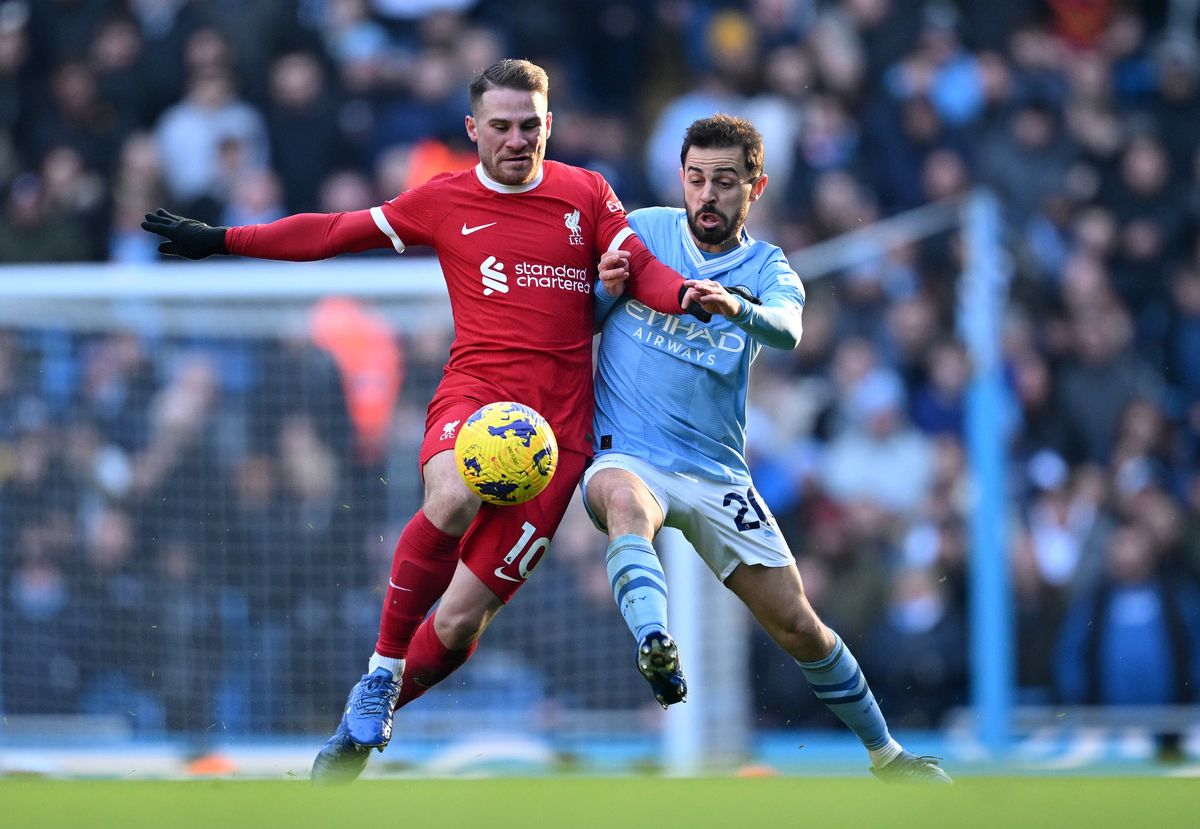 Bernardo Silva (r.) did his thing again vs. Liverpool this weekend.